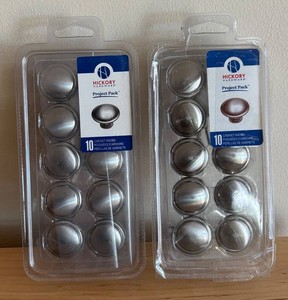 LL - 20 Hickory Hardware Satin Nickel Cabinet Knobs