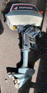 G - Vintage Evinrude 4 HP Outboard Motor Model E4WCIC