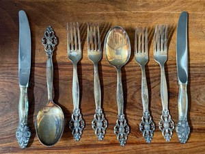 Vintage Silverplate Flatware - Th. Martinsen Norsk Monster (Lot of 8)