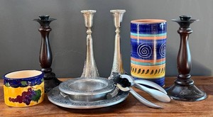 DR - Wine Accessories & Candle Holders - Wilton, Pottery Barn Mixed Lot