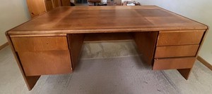 LL - Vintage Oak Desk - Alma Desk Company