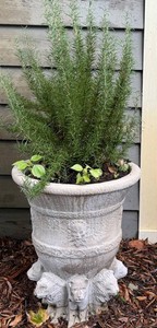 Urn Planter - Neoclassical-Style Cast Stone Garden Planter