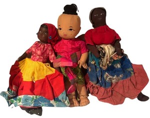 LLB - Trio of Vintage Ethnic Dolls