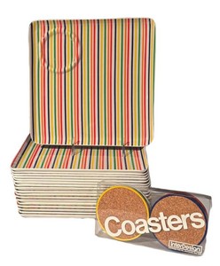 LLB - 18 Match Mate Plates with InterDesign Coasters