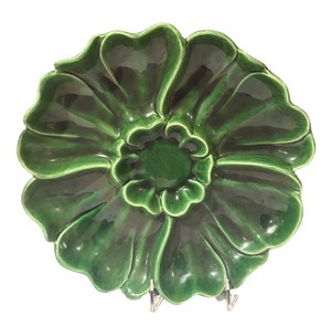 LLB - Vintage Cemar Green Leaf Serving Platter