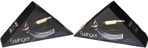 LLS1 - Two Gainware Swinger Acrylic Wine Bottle Holders