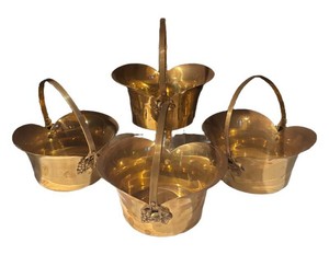 LLS1 - Four Brass Baskets