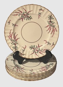 LLS1 - Set of Six Royal Worcester Dunrobin China Plates