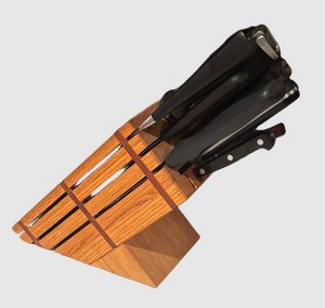 LLS1 - Kitchen Knife Block with Knives by Calphalon, Etco, Heckels and More