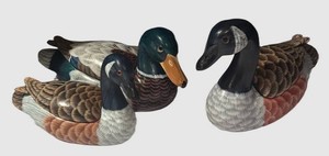 LLS2 - Trio of Mallard Design Decorative Duck Boxes