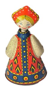 LLS2 - Vintage Alenushka Russian Wind-Up Toy