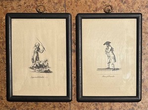 LLS1 - Two Vintage Historical Tradesmen Prints