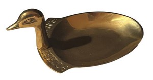 LLS2 - Brass Duck Pocket Change Dish by Hampton