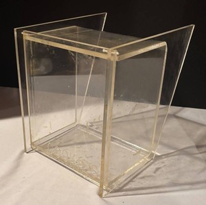 LLS3 - Vintage Lucite Cookie Canister