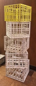 LL - Five Plastic Storage Crates