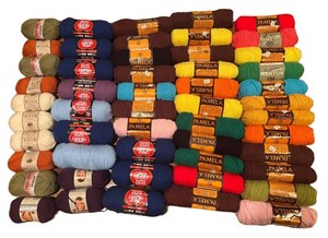LL - Assortment Of Yarn and Knitting Needles