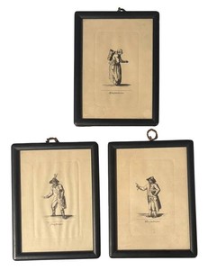 LLS4 - Three Vintage Occupational Prints - Vienna Street Series