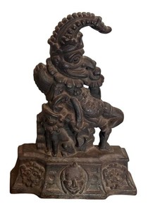 G - Vintage Mr. Punch Cast Iron Doorstop