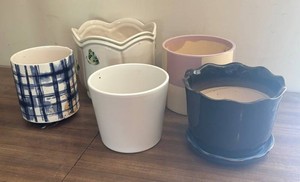 G - Assorted Planter Pots