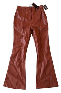 LR - New Shinestar Flare Leg Faux Leather Pants Size S