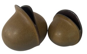 K - Ceramic Vases - Rosenthal Uta Feyl Venus Stone Pots Pair