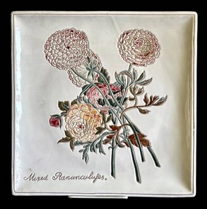 FR - Decorative Plate - Mixed Ranuncaluges No. 399