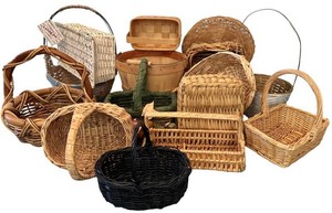 BR1 - Wicker Basket Assortment Mixed Lot