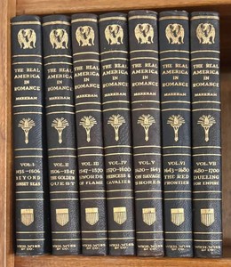 LR - Vintage History Books - the Real America in Romance Set (Lot of 7)