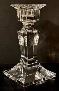 LR - Crystal Candle Holder - Rosenthal Versace Medusa