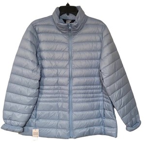 FC - Puffer Jacket - Lands End Hyper Dry XL Opal Blue