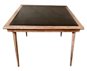 FR - Vintage Table - Square Wood Inset-Top Table