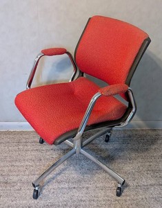 O - Vintage Office Chair - Steelcase Upholstered Desk Chair