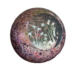 O - Glass Paperweight - Glass Eye Studio Spring Meadow