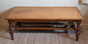 O - Coffee Table - Vintage Barnard & Simonds Co. No. 974 Hickory