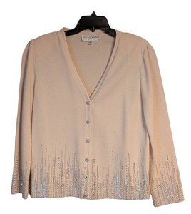 B1 - Womens Knit Jacket - St. John Evening Embellished Size 12