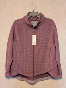 B1 - Womens Zip-Up Jacket - NicZoe XL Plum