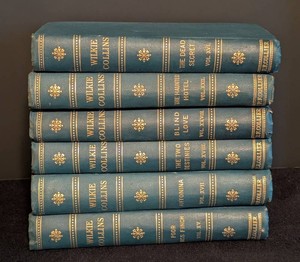 O - Vintage Wilkie Collins Book Set - 6 Volumes