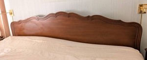 MB - Vintage King Size Headboard - Drexel Wood Headboard