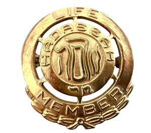 Vintage Membership Pin - Hadassah Life Member 10k Gold