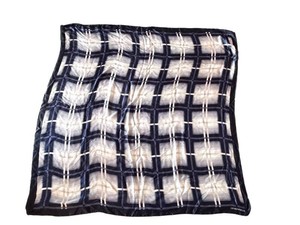 DR - Designer Scarf - Emporio Armani Geometric Plaid Made in Italy