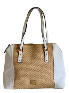 MBR - Handbag - Ralph Lauren White & Wicker Tote