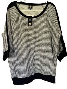 MBR - Womens Plus-Size Top - Jones New York Sport 3X BlackIvory