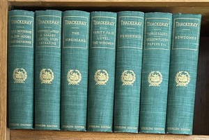 FR - Vintage Hardcover Books - Thackeray Sterling Edition Collection (Lot of 7)