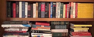 FR - Vintage Book Collection - Travel Atlases, National Geographic & History