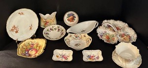 FR - Vintage Porcelain & China Mixed Lot - Noritake, Worcester & France