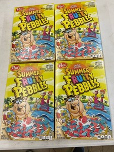 Post Summer Fruity Pebbles Cereal 10 Oz (Lot of 4)