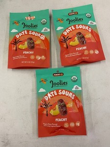 Joolies Peachy Date Sours 4 Oz (Lot of 3)