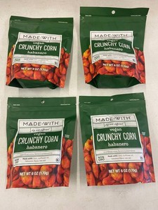 MadeWith Vegan Crunchy Corn Habanero 6 Oz (Lot of 4)