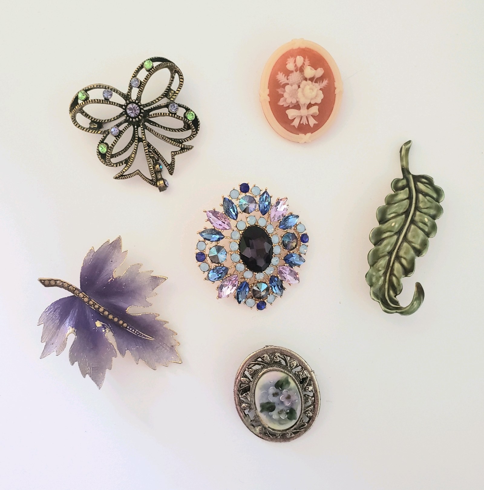 Vintage & Retro Costume Brooch Variety Lot