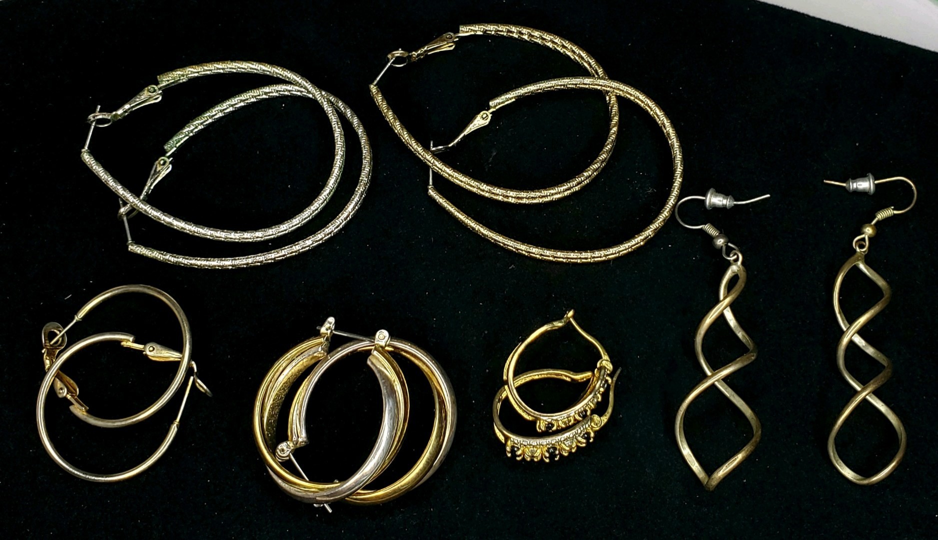 Two-Tone Earring Lot